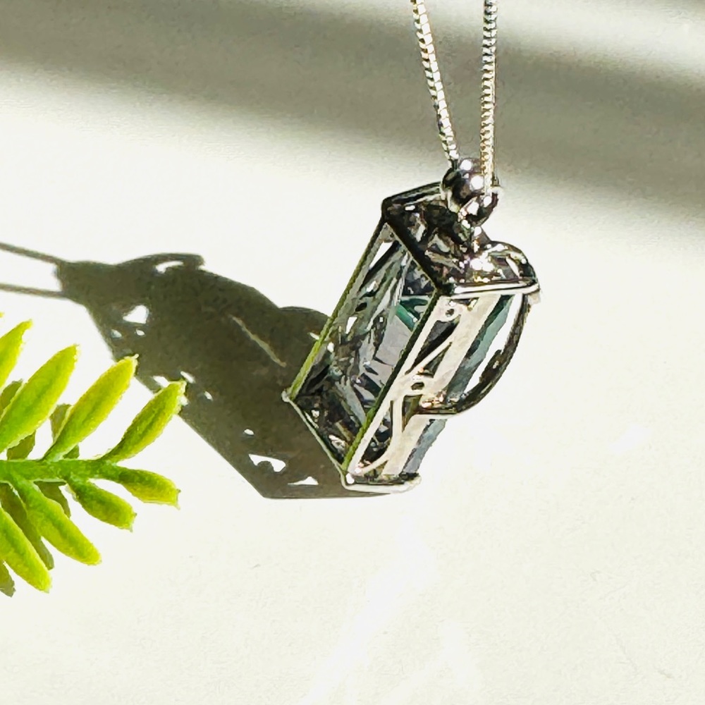 Mystic Quartz Ladies 18” Sterling Silver Necklace - Picture 4 of 10